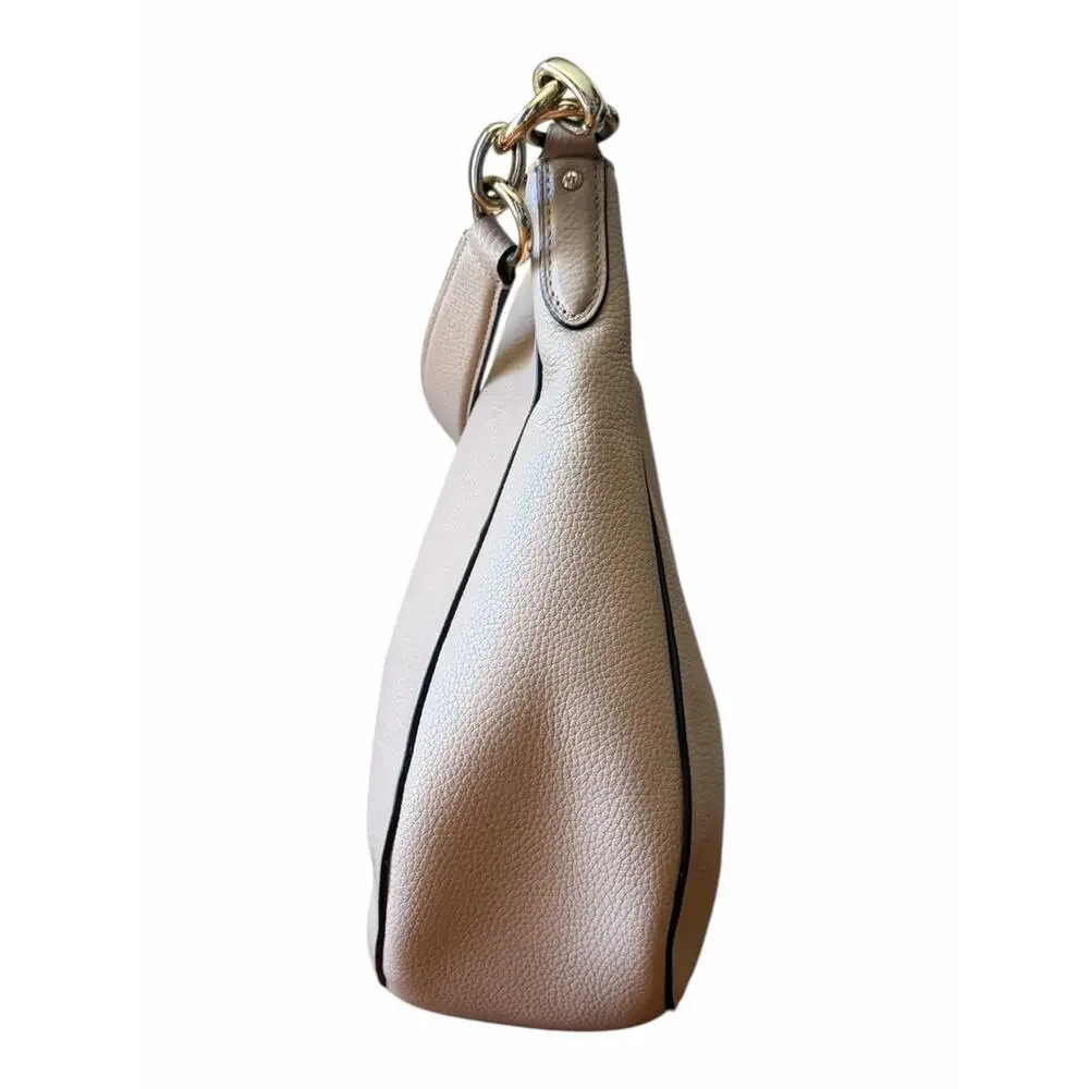 Coach Chelsea Hobo 32 Beechwood Pebbled Leather Shoulder Crossbody Bag